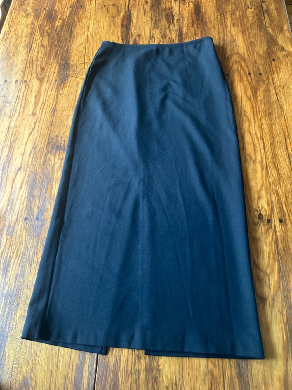 Everlane Black Dream Maxi Pencil Skirt - Picture 2 of 4